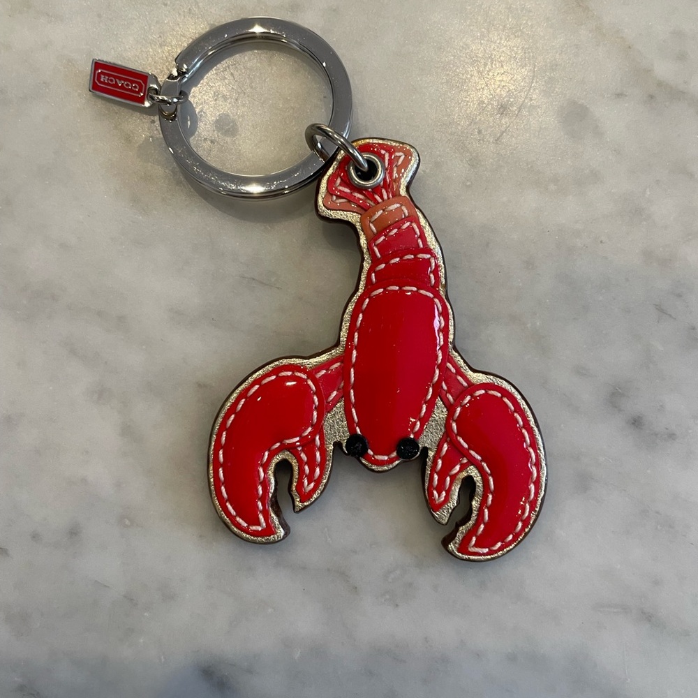 Coach Gold Lobster Bag Charm